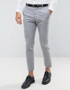 Selected Homme Slim Suit Pant With Stretch - Gray