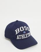Boss X Russell Athletic Feagle Varsity Cap In Navy