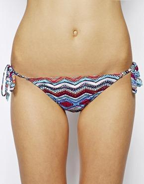 Ginja By Baku Inka Love Of Life Tie Side Bikini Bottom - Aqua