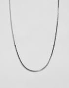 Designb Flat Intertwined Chain Necklace In Silver - Silver