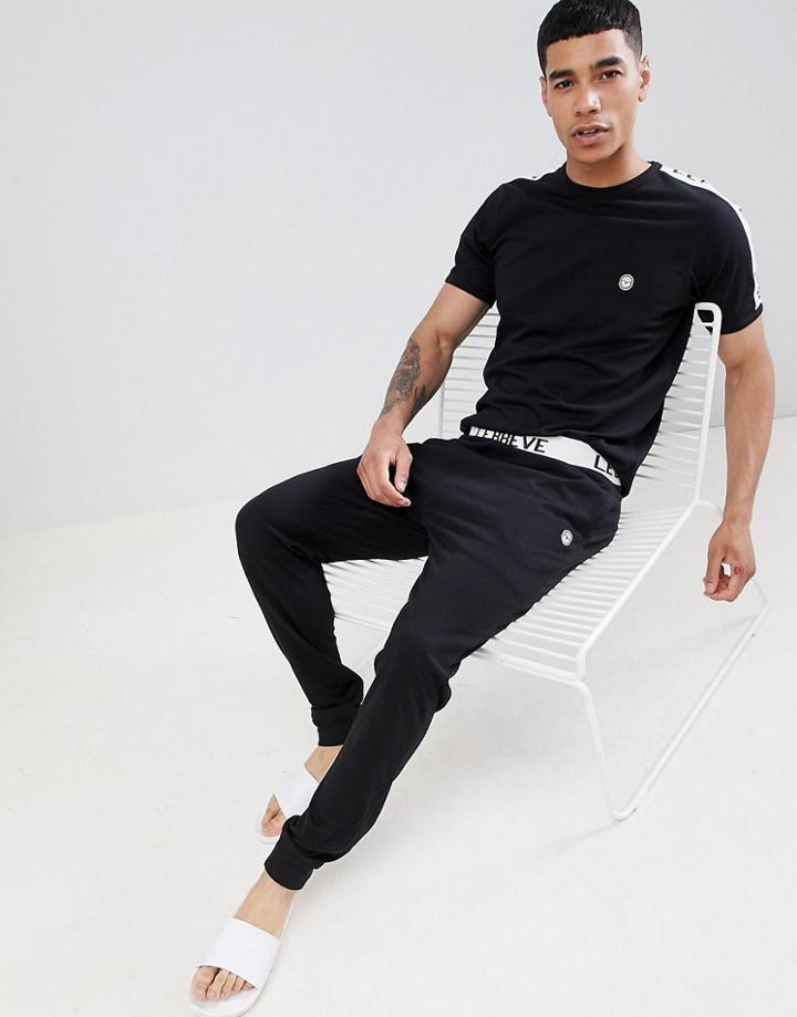 Le Breve Lounge Joggers - Black