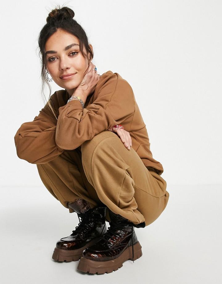 Only Coordinating Sweatpants In Brown