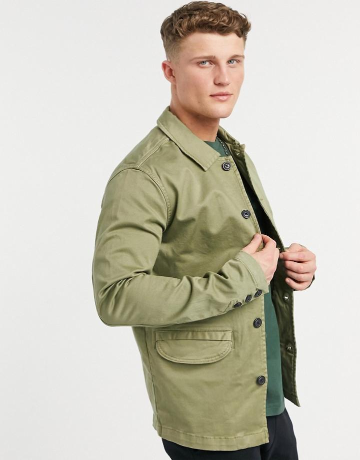 Selected Homme Jake Worker Jacket-green