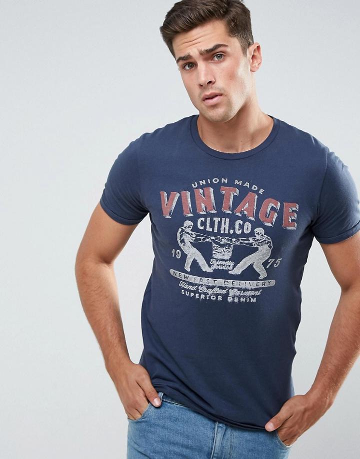 Jack & Jones Authentic T-shirt - Navy
