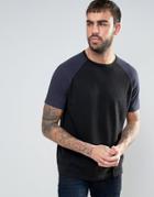 Ymc Short Sleeve Raglan Knitted T-shirt - Black