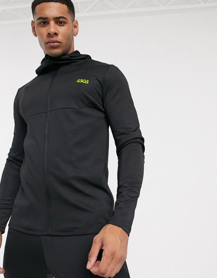 Asos 4505 Icon Muscle Training Hoodie-black