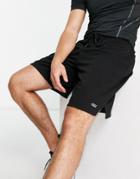 Asos 4505 Oversized Training Shorts-black