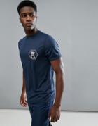 New Look Sport T-shirt With Print In Navy - Navy