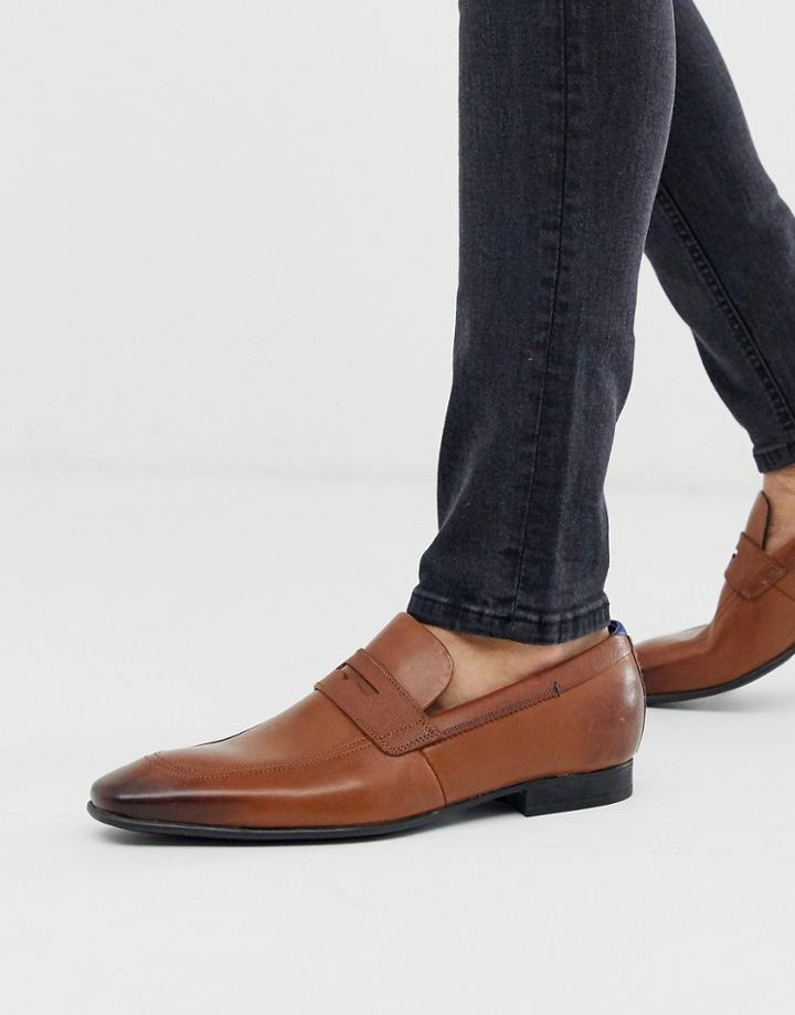 Ted Baker Gaelah Loafers In Tan - Tan