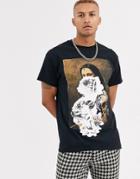 Reclaimed Vintage Oversized Mona Lisa Printed T-shirt - White