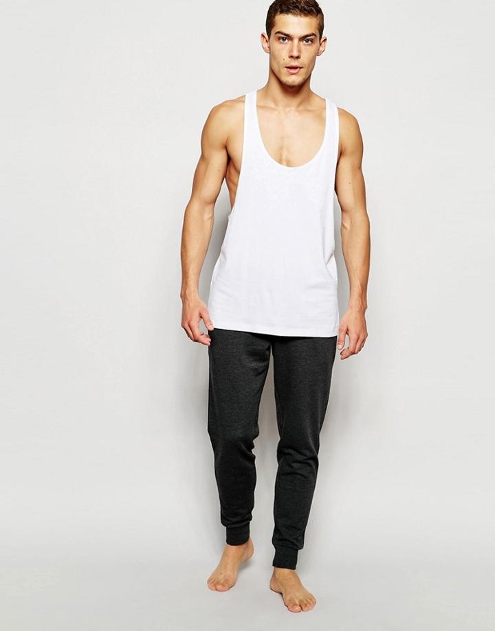 Asos Skinny Joggers In Charcoal - Gray