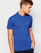 Selected Homme Pique Polo Shirt - Monaco Blue