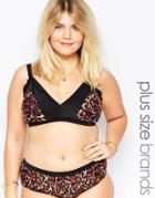 Junarose Leopard Animal Bikini Top - Leopard