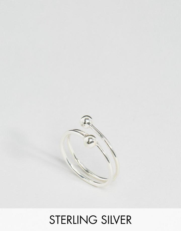 Kingsley Ryan Sterling Silver Esme Wrap Ring - Silver