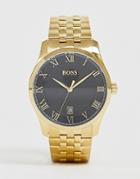 Boss 1513739 Master Bracelet Watch-gold