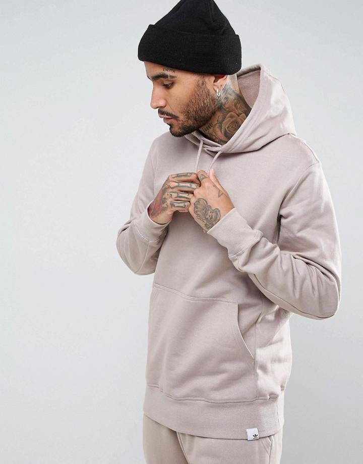 Adidas Originals Xbyo Oth Hoodie In Beige Cf1138 - Beige