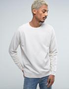 Asos Sweatshirt In Off-white - Beige