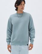 Pull & Bear Join Life Sweatshirt In Blue-green