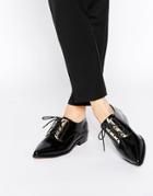 Asos Meditate Flat Shoes - Black