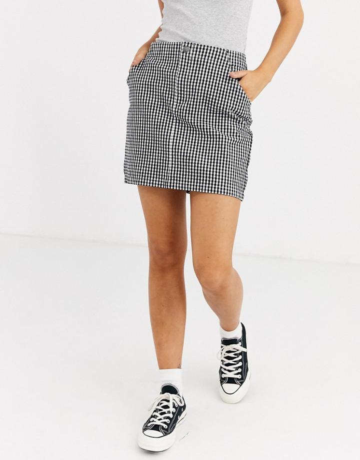 Hollister Houndstooth Mini Skirt