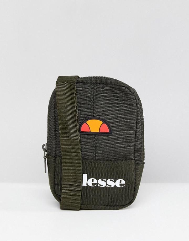 Ellesse Flight Bag With Logo In Green - Green