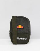 Ellesse Flight Bag With Logo In Green - Green