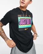 Nike Training Dri-fit Just Do It Graphic T-shirt In Black