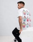 New Love Club Cakes Back Print T-shirt - White