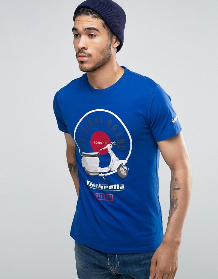 Lambretta Original Scooter T-shirt - Blue