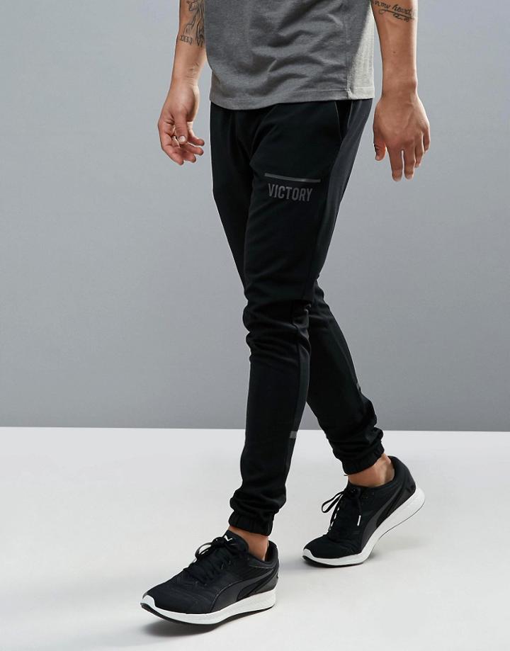 Jack & Jones Tech Running Joggers - Black