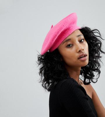 E.l.k Bright Pink Beret - Pink