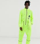 Collusion Boiler Suit In Neon Yellow - Yellow
