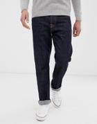 Nudie Jeans Co Sleepy Sixten Loose Tapered Fit Jeans In Rinsed Blue