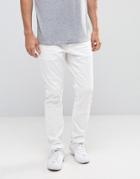 Scotch And Soda Slim Fit Jeans - White