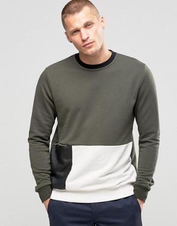 Kubban Lynx Crew Sweater - Green
