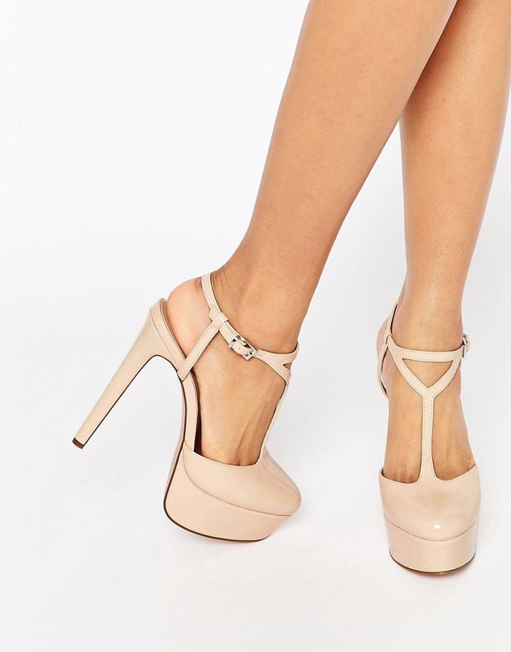 Asos Play It Up Platforms - Nude