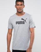 Puma No.1 Logo T-shirt In Gray 83185403 - Gray