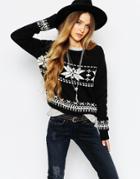 Blend She Crystal Pullover - 20100 Black