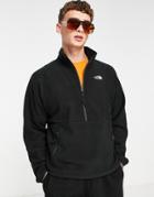 The North Face Tka Attitude 1/4 Zip Fleece In Black