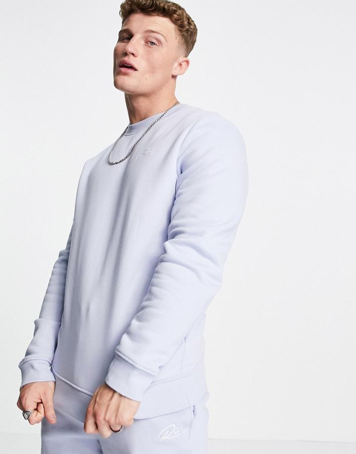 River Island Sweatshirt In Light Blue-blues