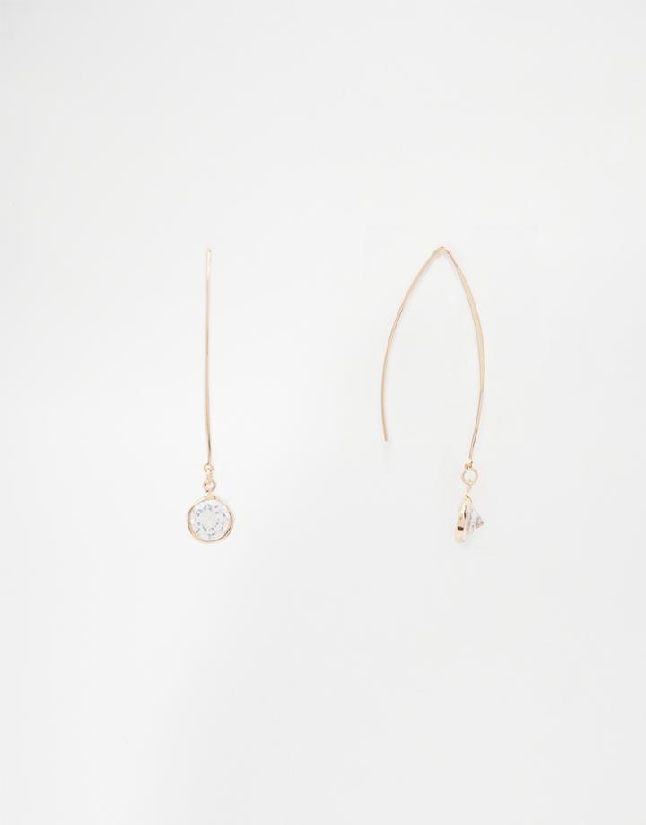 Aldo Hamlen Through & Thorugh Earrings - Gold