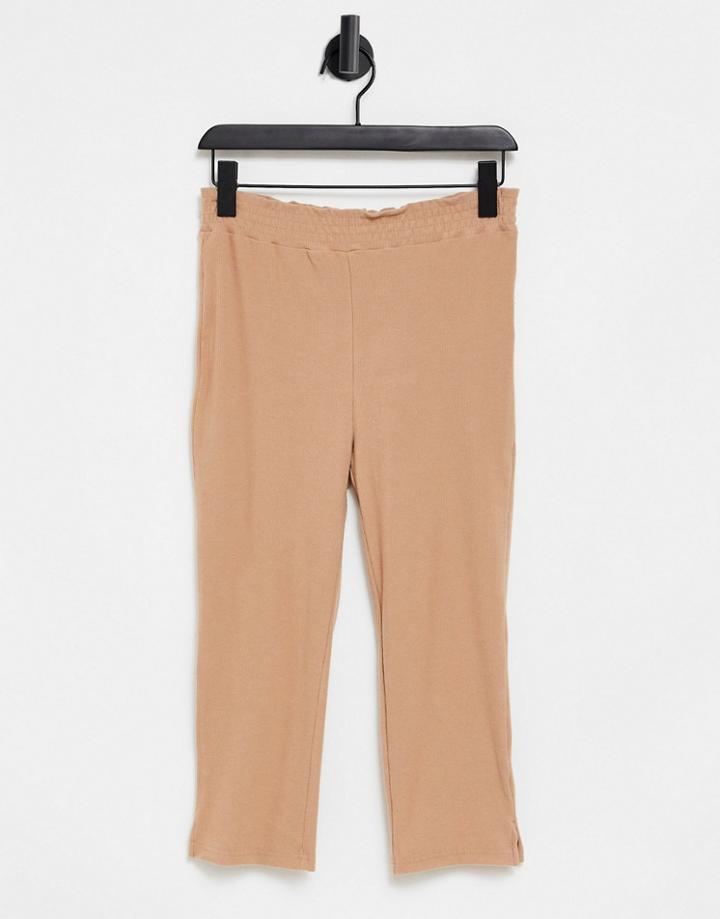 Fashion Union Cropped Leggings Set-neutral