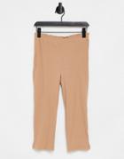 Fashion Union Cropped Leggings Set-neutral