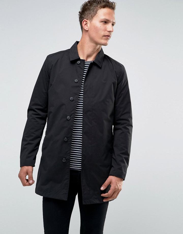 Jack & Jones Premium Smart Trench - Black