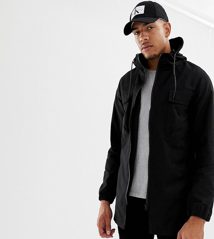D-struct Tall Parka Jacket - Black