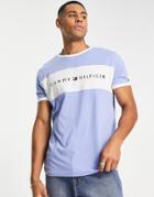 Tommy Hilfiger Loungewear Color Block T-shirt In Blue