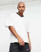 Topman Extreme Oversized T-shirt With Contrast Color In White