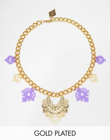 Finchittida Exclusive Purple Empress Necklace - Purple
