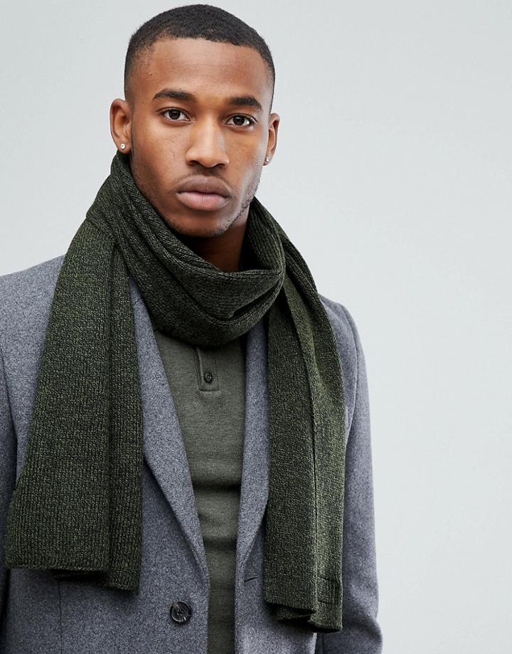 Jack & Jones Dna Scarf In Green - Green