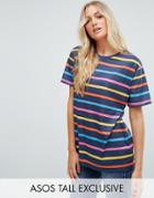 Asos Tall Stripe T-shirt - Multi